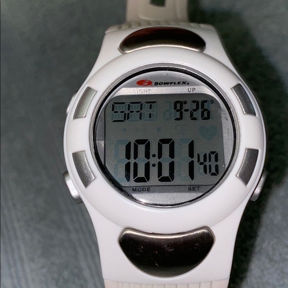 Bowflex Digital Multifunction White Sport Watch - Picture 1 of 3